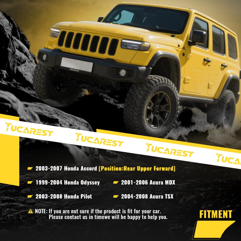 TUCAREST 2Pcs K621873 Left Right Rear Upper Control Arm and Ball Joint Assembly Compatible With 2001-2006 Ac-ura MDX, 04-08 TSX /03-07 Ho-nda Accord, 99-04 Odyssey, 03-08 Pilot Suspension - Image 2